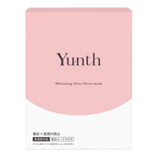 YUNTH Whitening Clear Sheet Mask S 22ml × 6 Sheets 日本YUNTH 美白焕亮保湿面膜 22ml × 6片