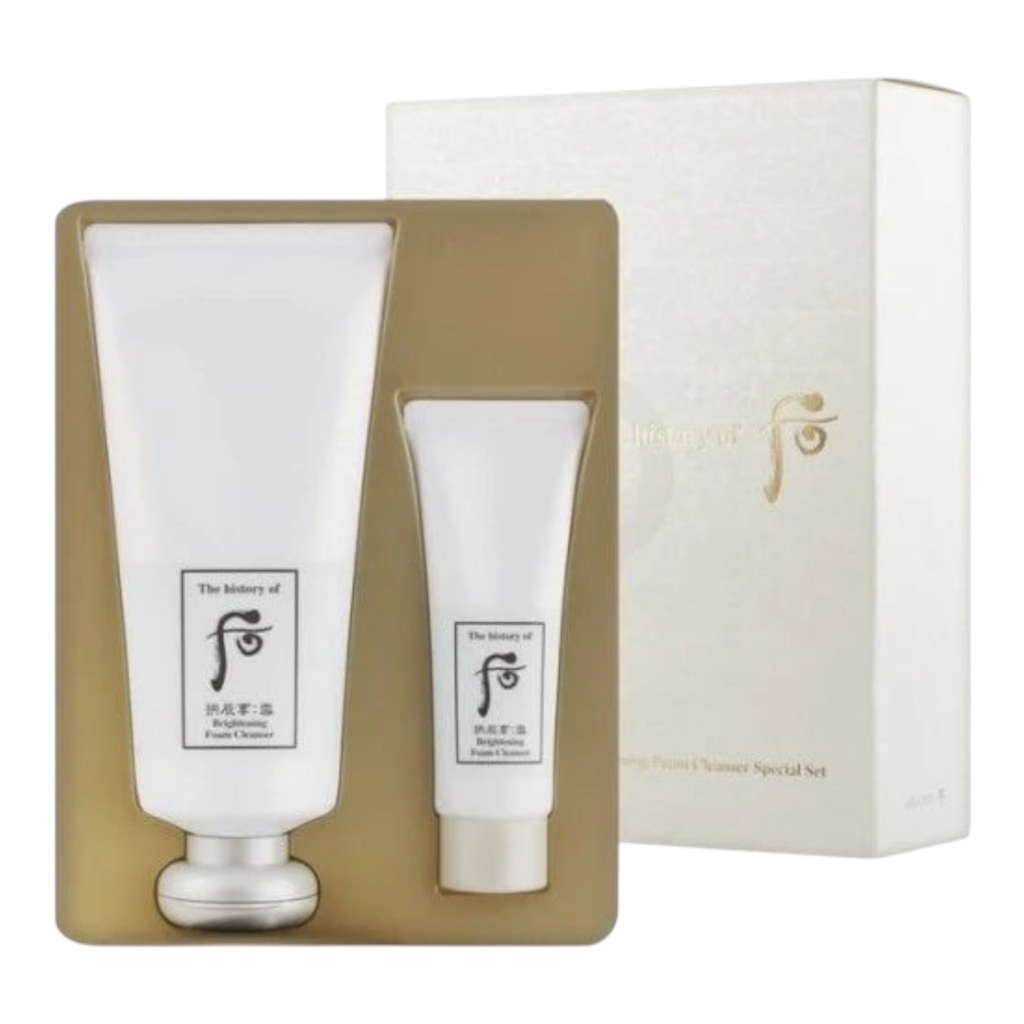 THE HISTORY OF WHOO Gongjinhyang Seol Cleansing Foam Set 180ml+40m 韩国后拱辰享雪 洁面套装
