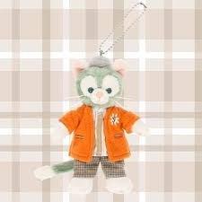 Tokyo DisneySea Autumn Storybook Gelatoni Plush Keychain 2023 Limited 东京迪士尼达菲和朋友们秋季故事书杰拉多尼毛绒钥匙扣