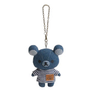 San-X Korilakkuma Border & Denim Mascot Keychain (Kurashiki Denim)
San-X 小白熊 牛仔系列 公仔钥匙扣(倉敷牛仔布）