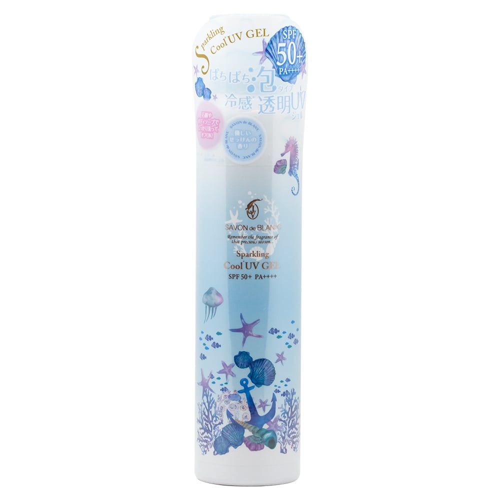 SAVON de BLAN°C Sparkling Cool UV Gel SPF50+ PA++++ 日本SAVON de BLAN°C 冰凉泡泡防晒啫喱 SPF50+ PA++++ 100g