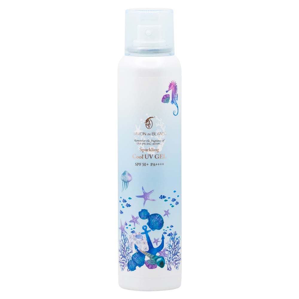 SAVON de BLAN°C Sparkling Cool UV Gel SPF50+ PA++++ 日本SAVON de BLAN°C 冰凉泡泡防晒啫喱 SPF50+ PA++++ 100g