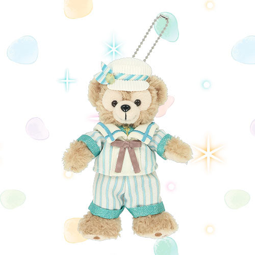 Tokyo DisneySea Duffy 2026 Spring Blue Sailor Plush Badge Keychain 东京迪士尼海洋 达菲 2026春季 蓝色水手服 公仔挂件