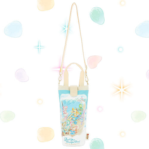 Tokyo DisneySea Duffy & Friends 2026 Spring Limited Bottle Holder Shoulder Pouch.                                  东京迪士尼海洋 达菲与朋友们 2026春季限定 水瓶收纳斜挎包