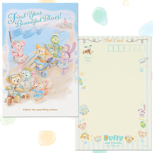 Tokyo DisneySea Duffy & Friends 2026 Spring Limited Postcard & Sticker Set
东京迪士尼海洋 达菲与朋友们 2026春季限定 明信片＆贴纸套装