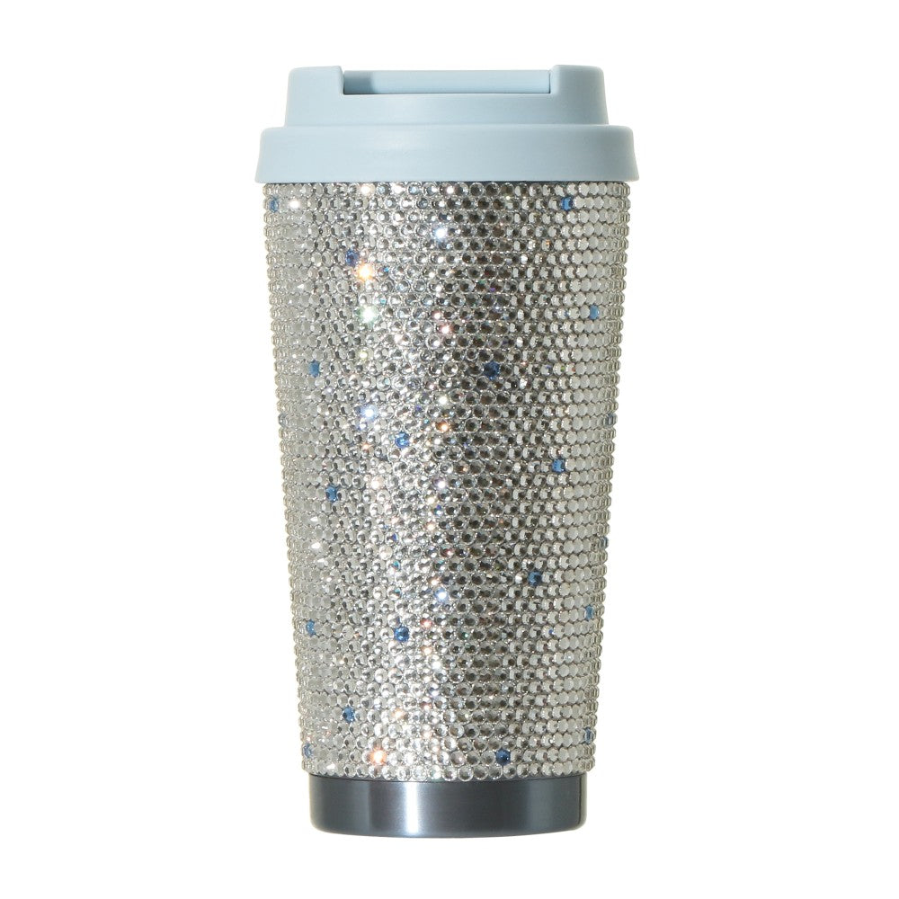 Starbucks Japan 2026 SAKURA Rhinestone Stainless Tumbler Airy Blue 473ml 日本星巴克 2026 樱花限定 水晶满钻不锈钢随行杯
