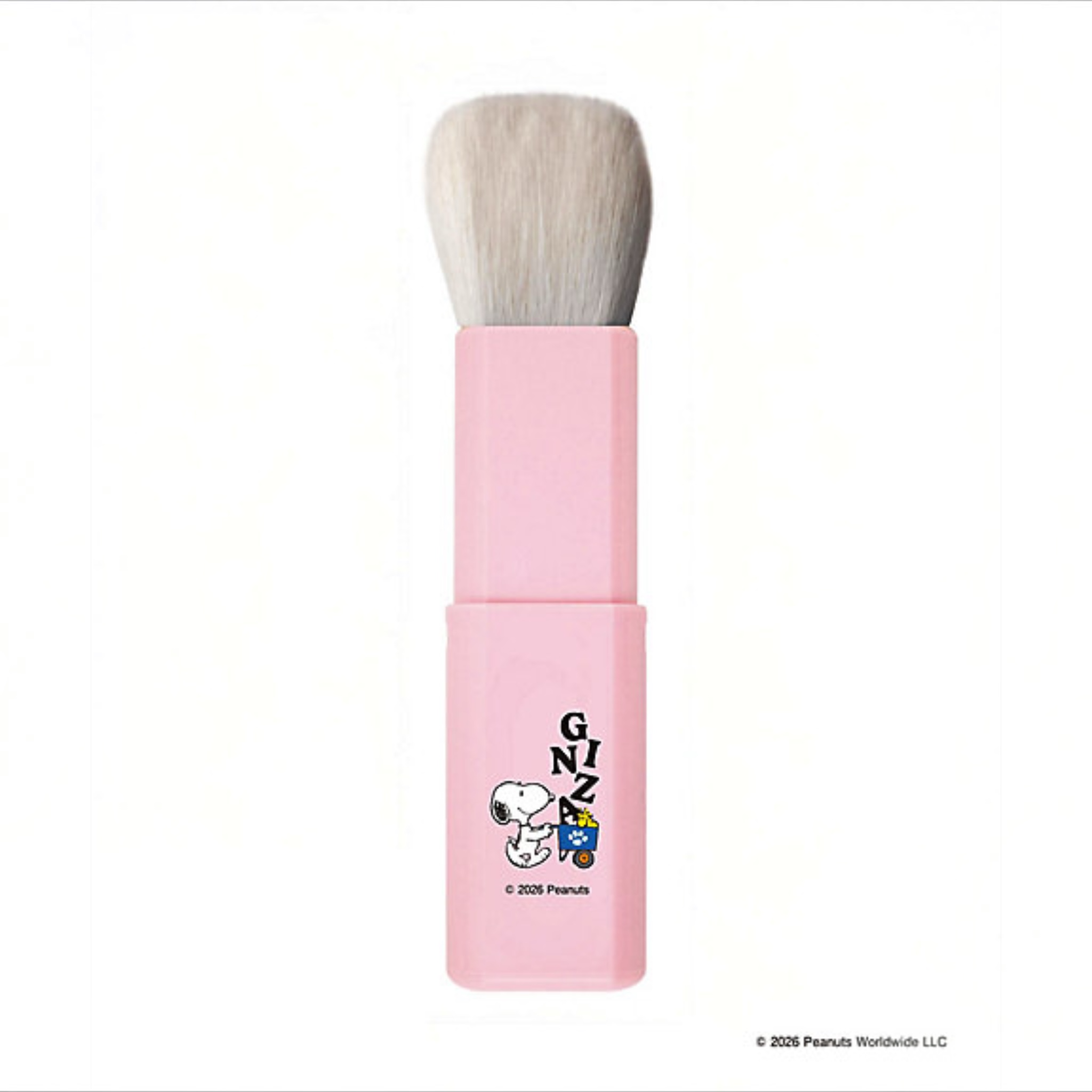 Hakuhodo × SNOOPY Portable Powder & Cheek Brush (Alphabet Limited Edition) 日本白鳳堂 × SNOOPY 便携粉刷／腮红刷 (Alphabet 限定版)
