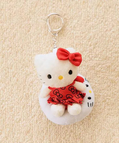 Sanrio Characters × LOWRYS FARM Hello Kitty Swimming Ring Plush Keychain 日本三丽鸥 × LOWRYS FARM Hello Kitty 联名泳圈絨毛公仔挂件