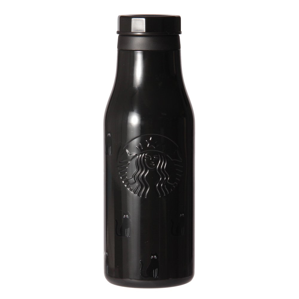 Starbucks Japan Halloween 2026 Black Cat Glow in the Dark Stainless Steel Bottle  日本星巴克 Starbucks 2026 万圣节限定 黑猫夜光不锈钢保温杯 473mL