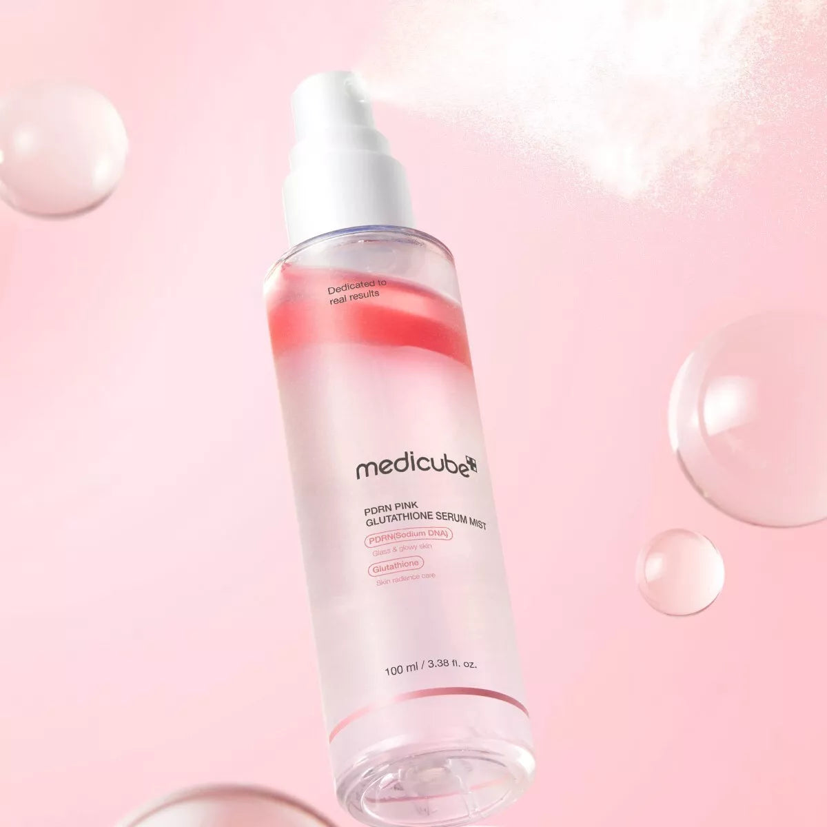 MEDICUBE PDRN Pink Peptide Spray Serum 韩国MEDICUBE PDRN粉红谷胱甘肽精华喷雾 100ml