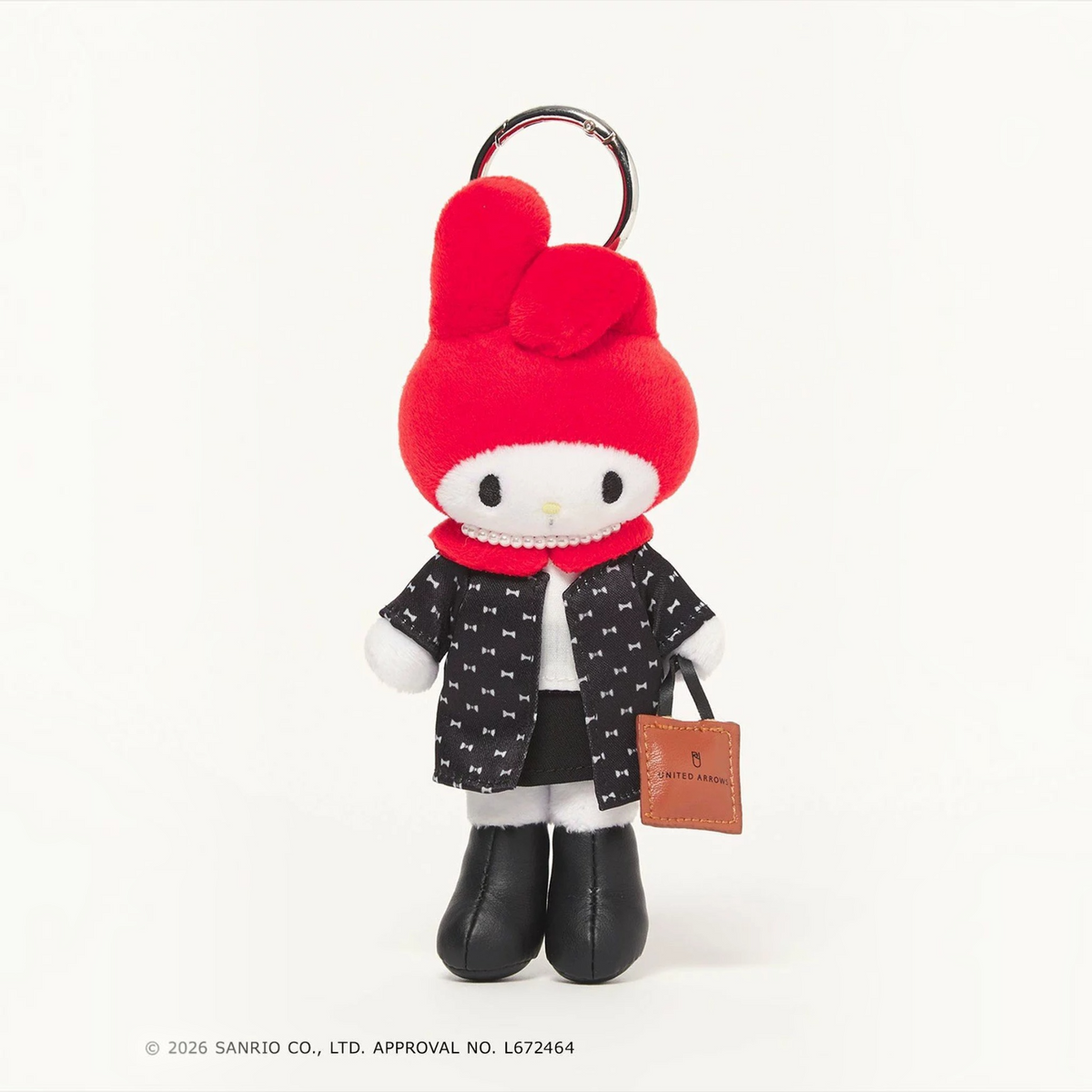 UNITED ARROWS × Sanrio My Melody Style Up Mascot – Coat Style Japan Limited Edition 日本限定 UNITED ARROWS × 三丽鸥 美乐蒂 时尚外套造型包包挂件