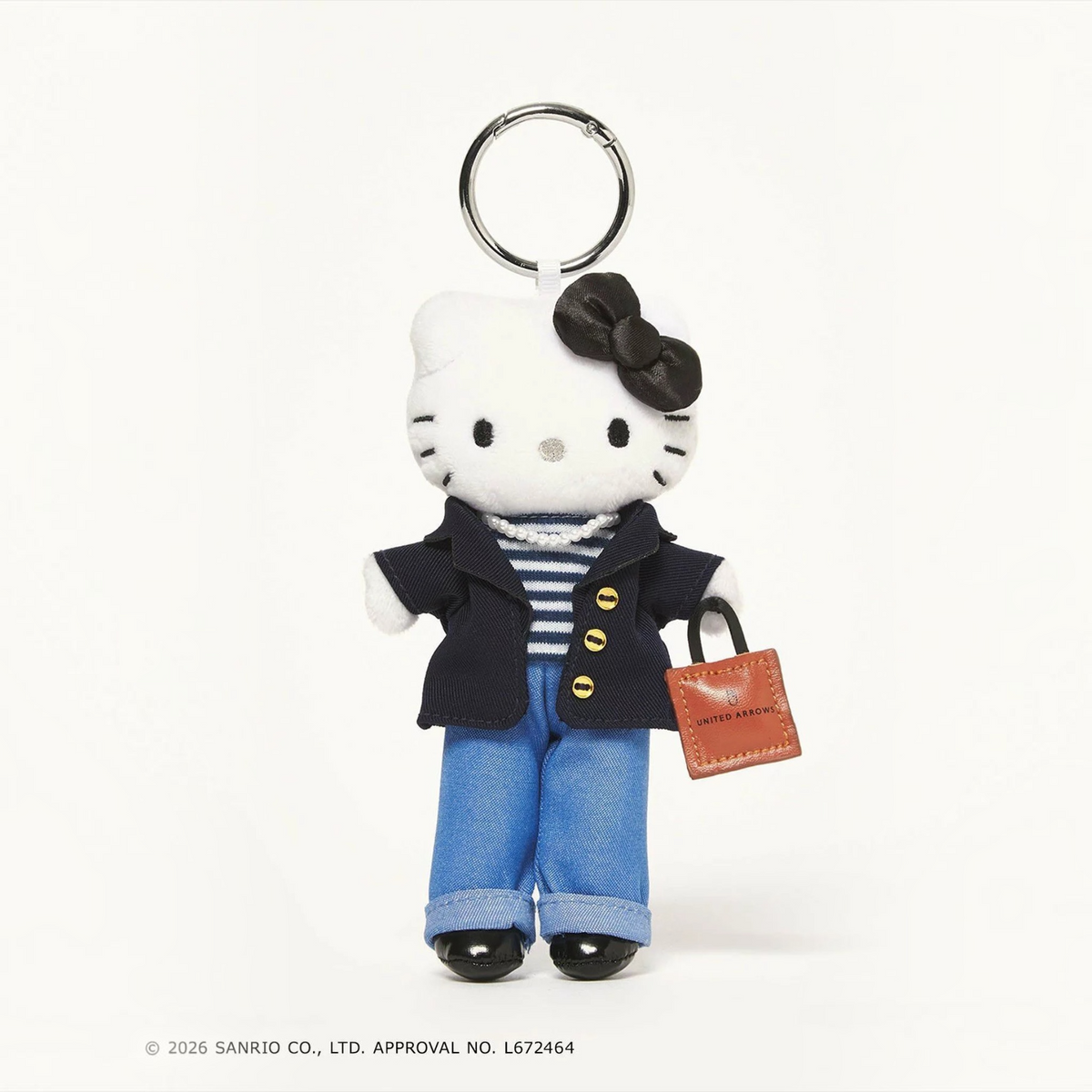 UNITED ARROWS × Sanrio Hello Kitty Style Up Mascot – Jacket Style Japan Limited Edition 日本限定 UNITED ARROWS × 三丽鸥 Hello Kitty 时尚西装外套包包挂件