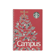 Starbucks Japan Holiday 2026 Campus Ring Notebook – Christmas Tree Limited Edition 日本星巴克 2026 圣诞限定 Campus 圣诞树笔记本