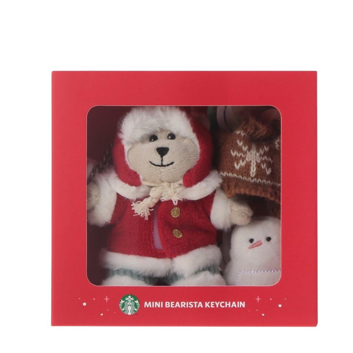 Starbucks Japan Holiday 2026 Bearista Dress-Up Keychain Set with Gift Box – Limited Edition 日本星巴克 2026 圣诞限定 Bearista 小熊换装钥匙扣礼盒套装