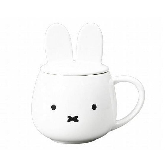 KANESHOTOUKI MIFFY Mug with Eared Lid 日本金正陶瓷 米菲兔耳朵盖马克杯 270ml