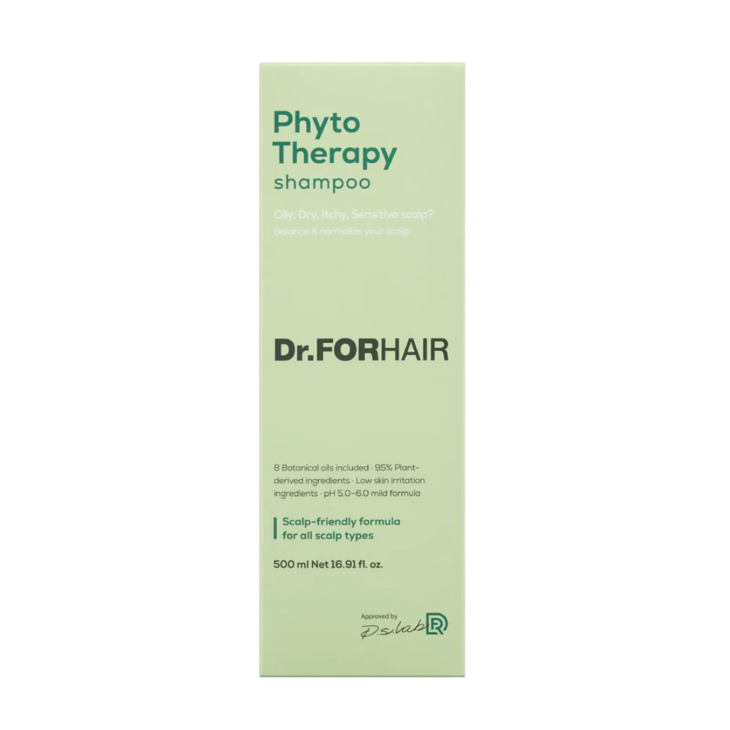 DR.FORHAIR Phyto Therapy Shampoo 韩国Dr.ForHair发笙 植萃修护水漾洗发水 500ml