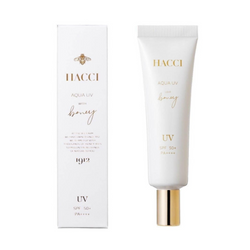 HACCI Aqua UV SPF50+ PA++++ 30g 日本HACCI 高保湿蜂蜜水润防晒霜  SPF50+ PA++++