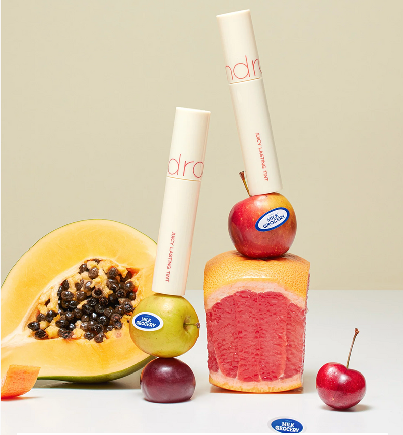 ROM&ND JUICY LASTING TINT Milk Grocery Series 29 Papaya Jam 1pc 韩国ROM&ND果汁唇釉 牛奶杂货系列 #29 木瓜果酱 1pc