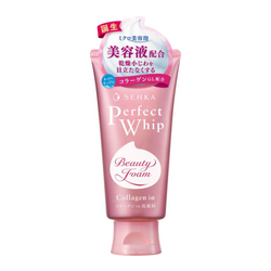 SHISEIDO SENKA Perfect Whip Beauty Foam Collagen in Face Wash 资生堂 洗颜专科 胶原蛋白保湿洁面乳 120g