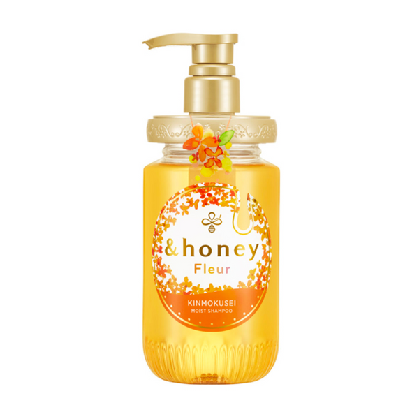 &HONEY Fleur Kinmokusei Moist Shampoo 日本&HONEY 蕨类系列金木犀蜂蜜修护保湿洗发水 450g