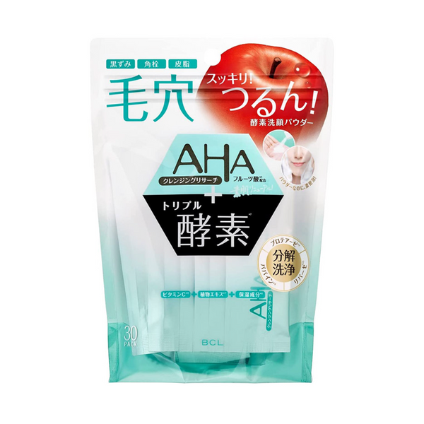 BCL AHA Cleansing Research Powder Wash 30pcs/pck 日本BCL AHA果酸维C角质护理酵素洁颜粉 30枚/包