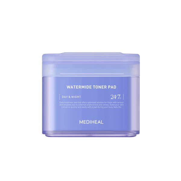 MEDIHEAL Watermide Toner Pad 100 Pads/Box 美迪惠尔 冰川爽肤水保湿棉片 100片/盒