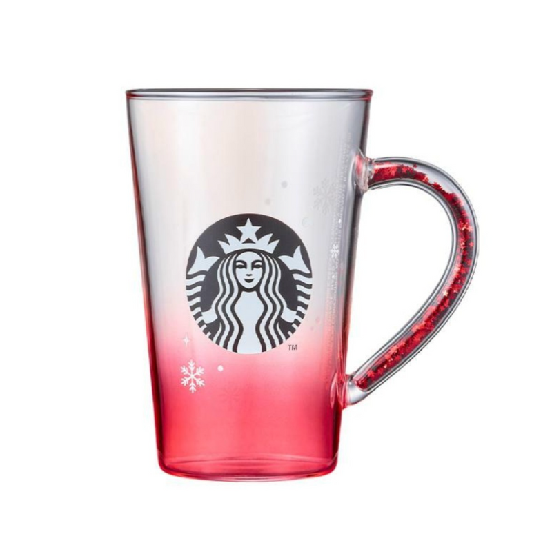 Starbucks Korea 2021 Christmas Collection Glass Cup 韩国星巴克2021圣诞节耐热玻璃杯