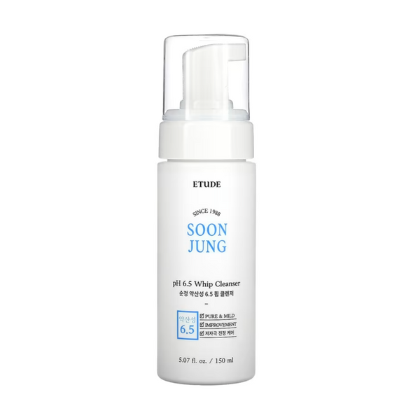ETUDE HOUSE Soon Jung Ph6.5 Whip Cleanser 伊蒂之屋 纯晶PH6.5泡沫洗面奶 150ml