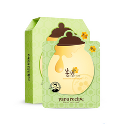 Papa Recipe Bombee Green Honey Mask Pack 10 pcs  春雨 绿色蜜罐紧致面膜10片装