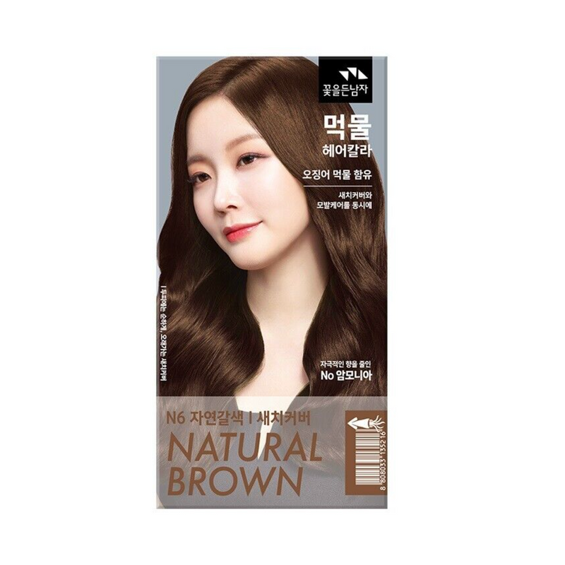 Flor De Man Squid Ink Hair Color Cream (N6 Natural Brown) 弗洛德曼 墨鱼汁染发膏 (N6自然棕)