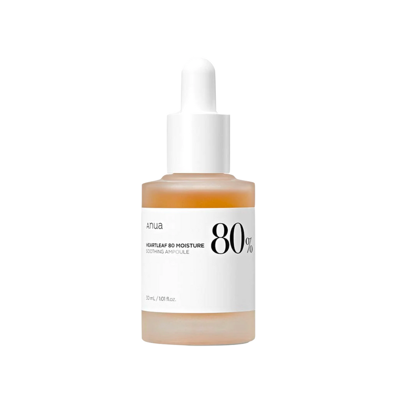 ANUA Heartleaf 80% Moisture Soothing Ampoule 韩国ANUA 鱼腥草80舒缓水润安瓶精华 30ml