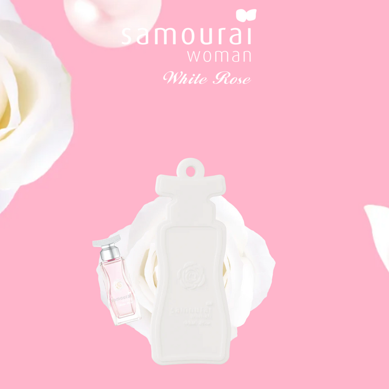 SPR Samourai Woman Freagrance Rubber Card (White Rose) 日本SPR Samourai 女士芳香香薰卡(白玫瑰)