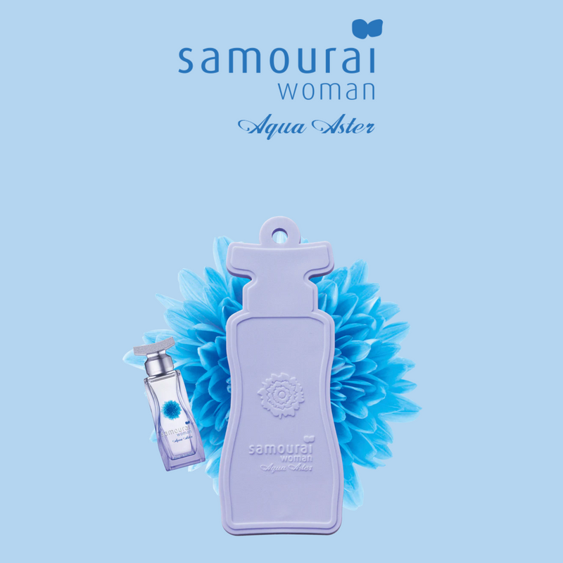 SPR Samourai Woman Freagrance Rubber Card (Aqua Aster) 日本SPR Samourai 女士芳香香薰卡(水紫苑)