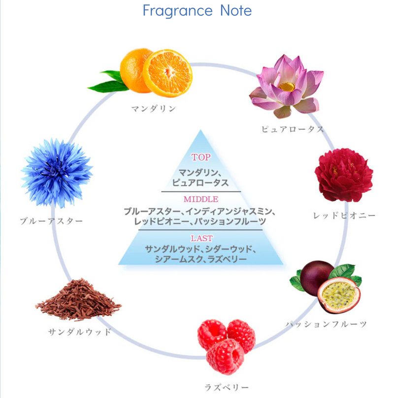 SPR Samourai Woman Freagrance Rubber Card (Aqua Aster) 日本SPR Samourai 女士芳香香薰卡(水紫苑)