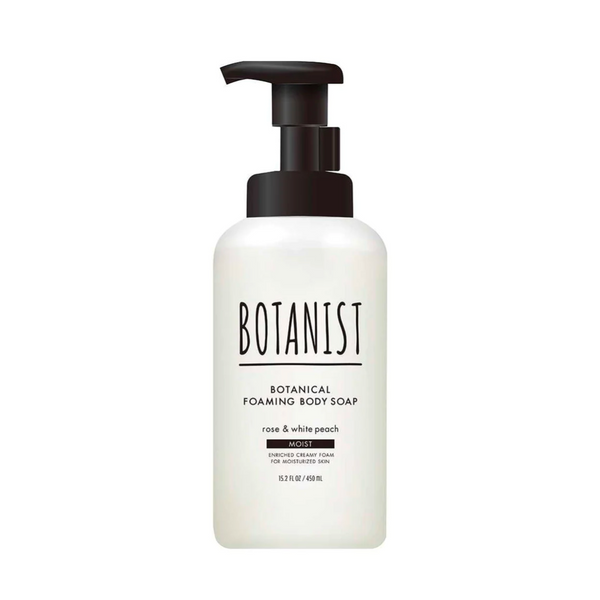 BOTANIST Botanical Foaming Body Soap Moist (Rose & White Peach) 植物学家 植物性滋润保湿泡沫沐浴露 (玫瑰&白桃香) 450ml