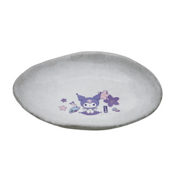 YOKKAICHI BANKOYAKI Oval Ceramic Plate (Kuromi) 四日市万古烧 X 三丽鸥 椭圆形陶瓷盘 (库洛米)