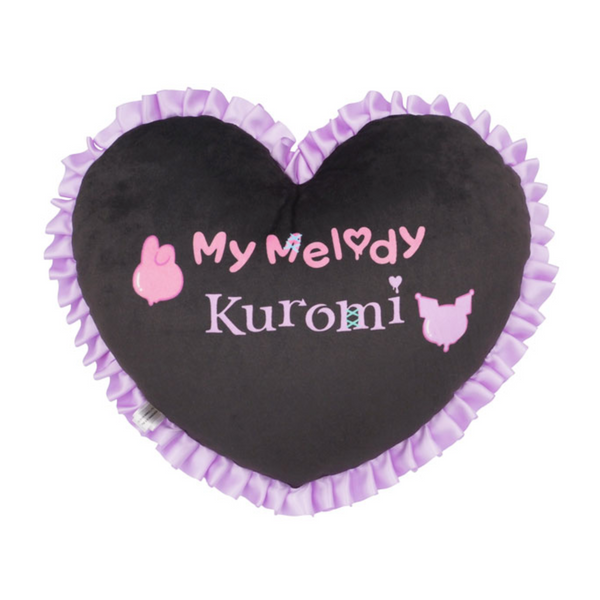 USJ Melody & Kuromi Halloween Heart Cushion 日本环球影城 x 三丽鸥 美乐蒂&库洛米万圣节心形靠背枕
