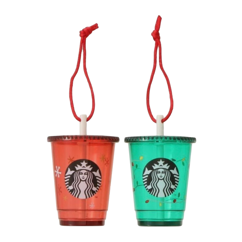 Starbucks Japan 2021 Christmas Ornament Cold Cup Set 日本星巴克