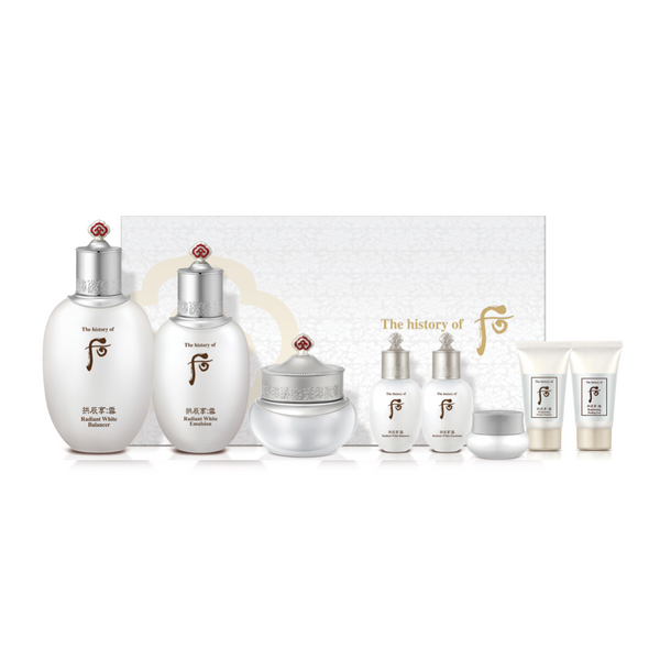 THE HISTORY OF WHOO Gongjinhyang:Radiant White 3pcs Special Set 韩国后 拱辰享雪透亮净白3件套装组