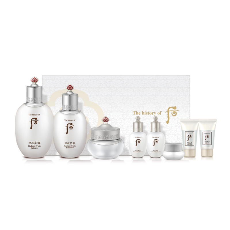 THE HISTORY OF WHOO Gongjinhyang:Radiant White 3pcs Special Set ( With Gift ) 韩国后 拱辰享雪透亮净白3件套装组（附赠品）