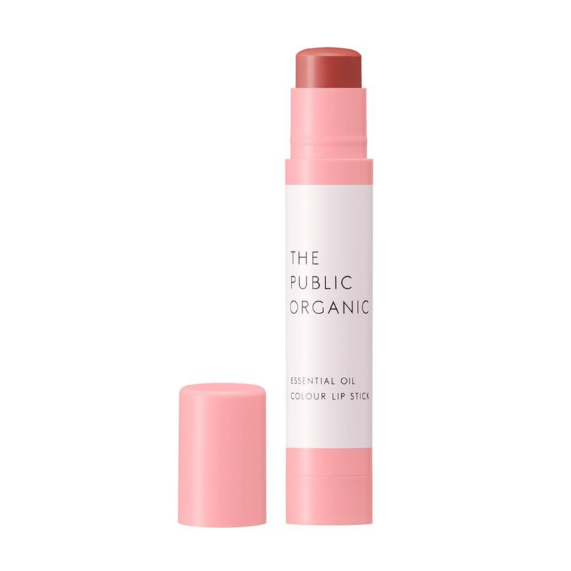 THE PUBLIC ORGANIC Color Lip Stick (Beloved Pink) 日本THE PUBLIC ORGANIC 草本精华润色护唇膏 (钟爱粉) 3.5g