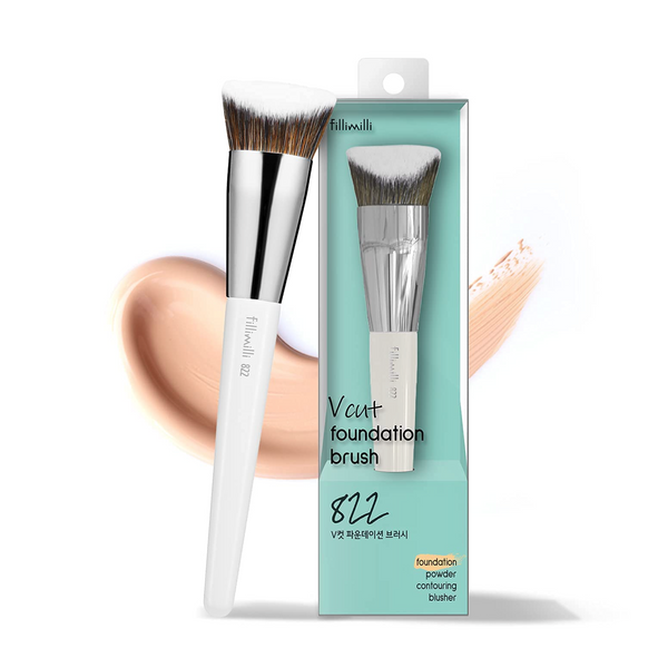 FILLIMILLI V Cut Foundation Brush 822 韩国 FILLIMILLI V型粉底刷 822