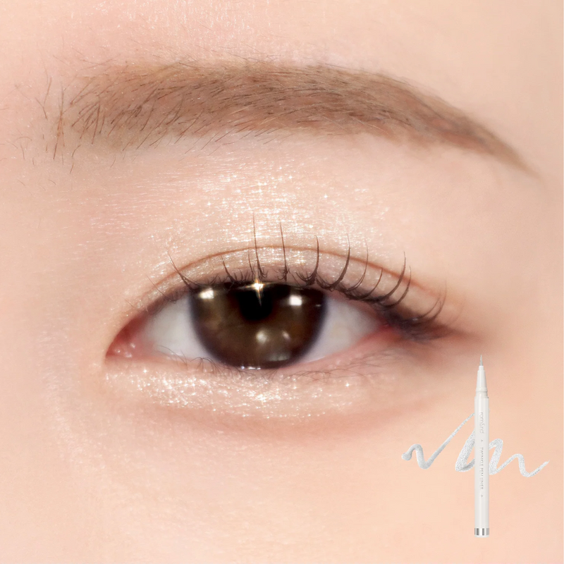 ROM&ND Twinkle Pen Liner (01 Silver Flake) 韩国ROM&ND 闪亮眼线液笔 (01 银片) 0.5g