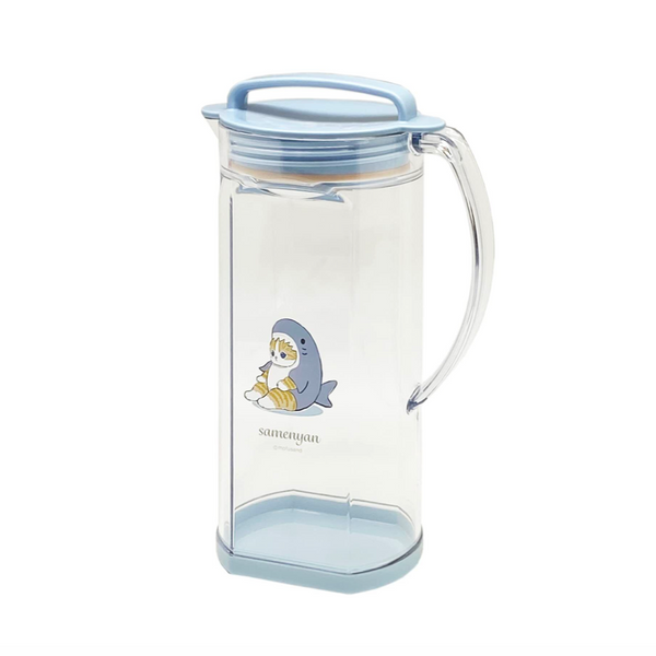 OSK Mofusan Cool Drink Pitcher with Handle 日本OSK Mofusand鲨鱼猫冷水壶  1.2L