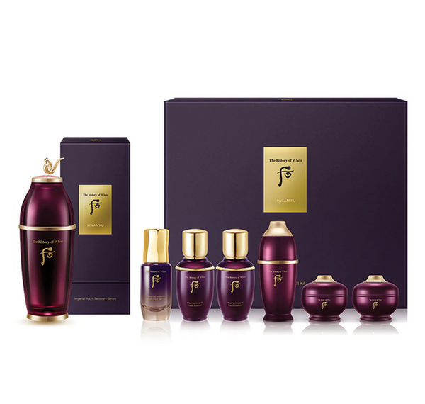 THE HISTORY OF WHOO Hwanyu Imperial Youth Recovery Essence Set ( With Gift )  韩国后 还幼津液套装组（附赠品）