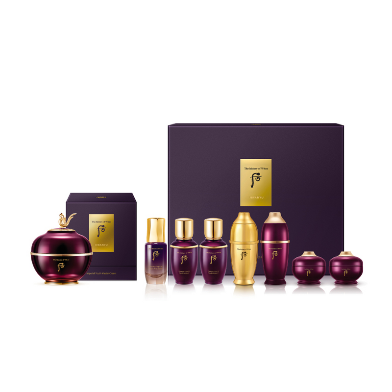 THE HISTORY OF WHOO Hwanyu Imperial Youth Master Cream Set ( With Gift )  韩国后 还幼膏套装组（附赠品）