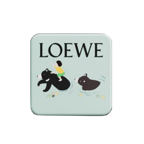 [Pre-Order] LOEWE x Suna Fujita Cookie Box 26pcs/box (Blue Black Bear) [提前预定] 日本LOEWE x Suna Fujita 饼干礼罐 26块/盒 (蓝色黑熊)
