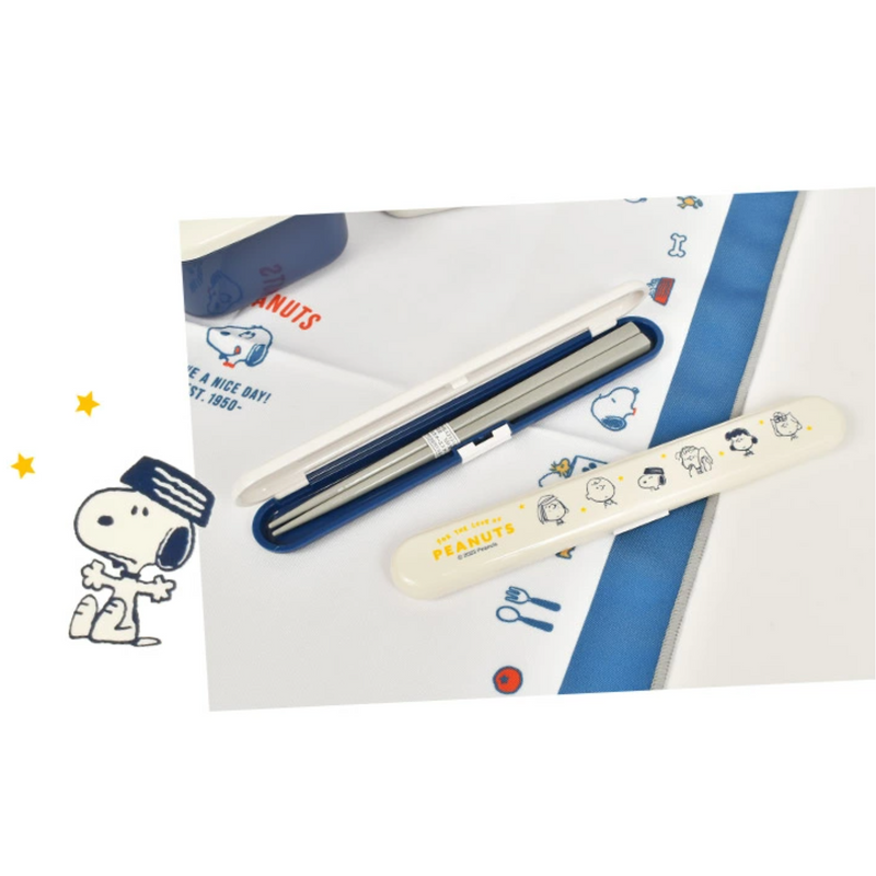 Kamio Japan Snoopy Chopsticks Box Set (Good Friends) 日本Kamio 史努比筷子盒套装 (好朋友款)