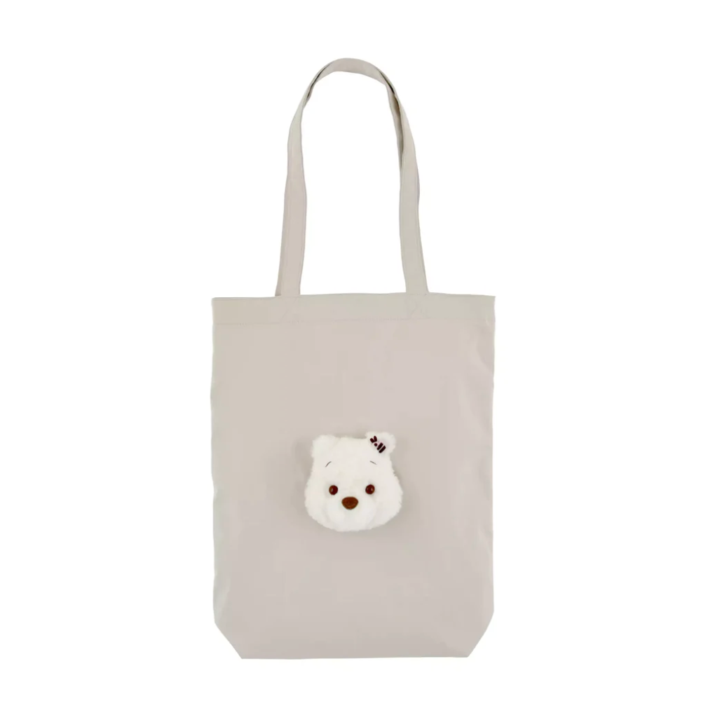 Tokyo Disney White Winnie the Pooh Tote Bag 日本东京迪士尼 白色小熊维尼托特包