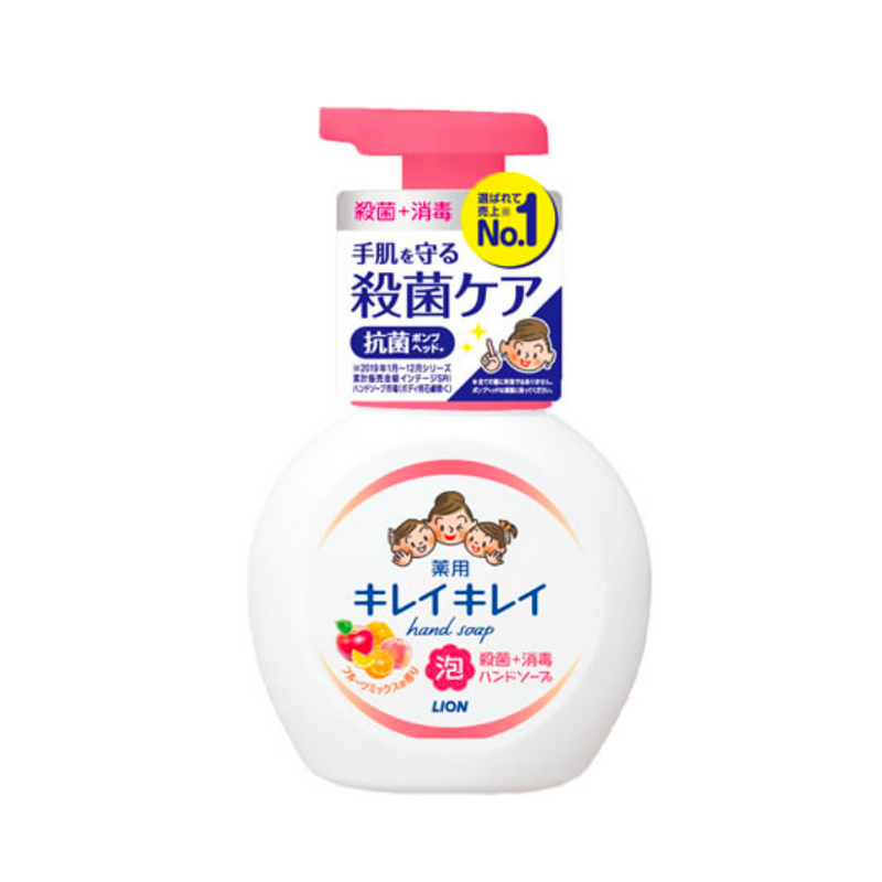 LION Anti-Bacterial Foam Hand Soap (Fruity Scent) 250ml 狮王 滋润抗菌泡沫洗手液 (果香型)
